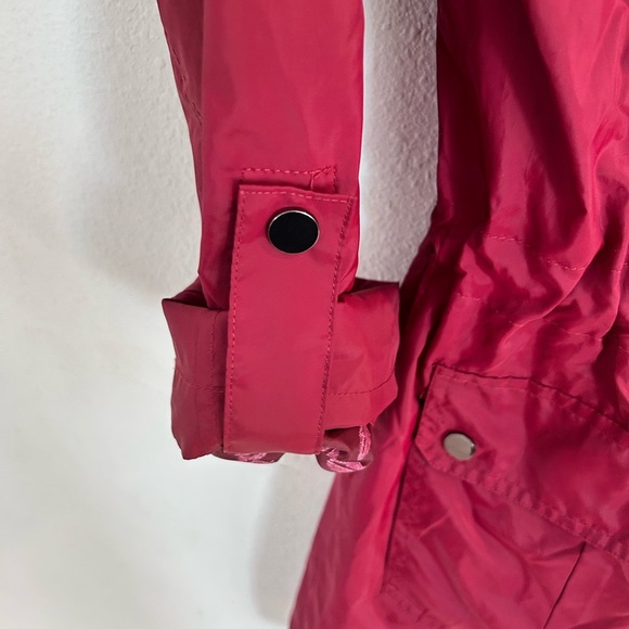 LC Waikiki Outerwear Women’s Rain Jacket Full Zip W Hood Wine Color
Size L - Picture 9 of 14